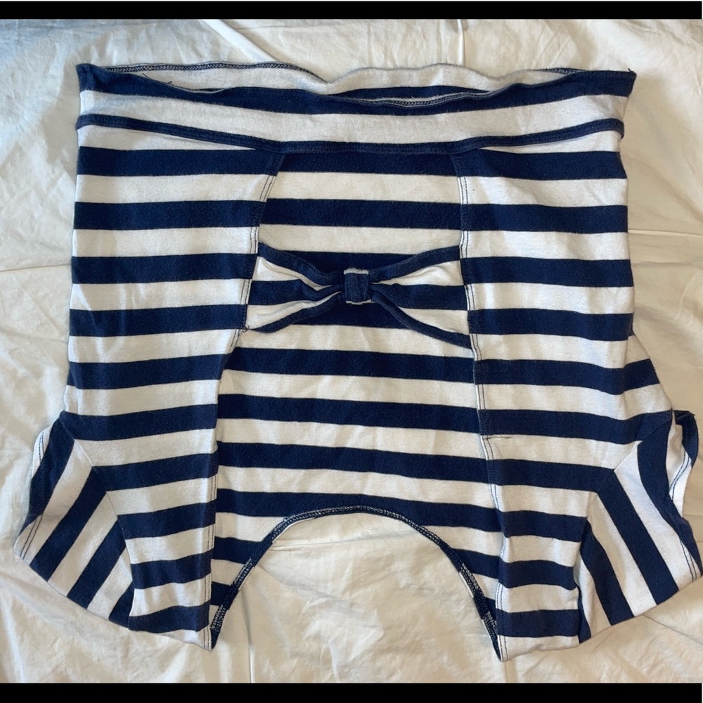 Stripped crop top from Hollister size medium